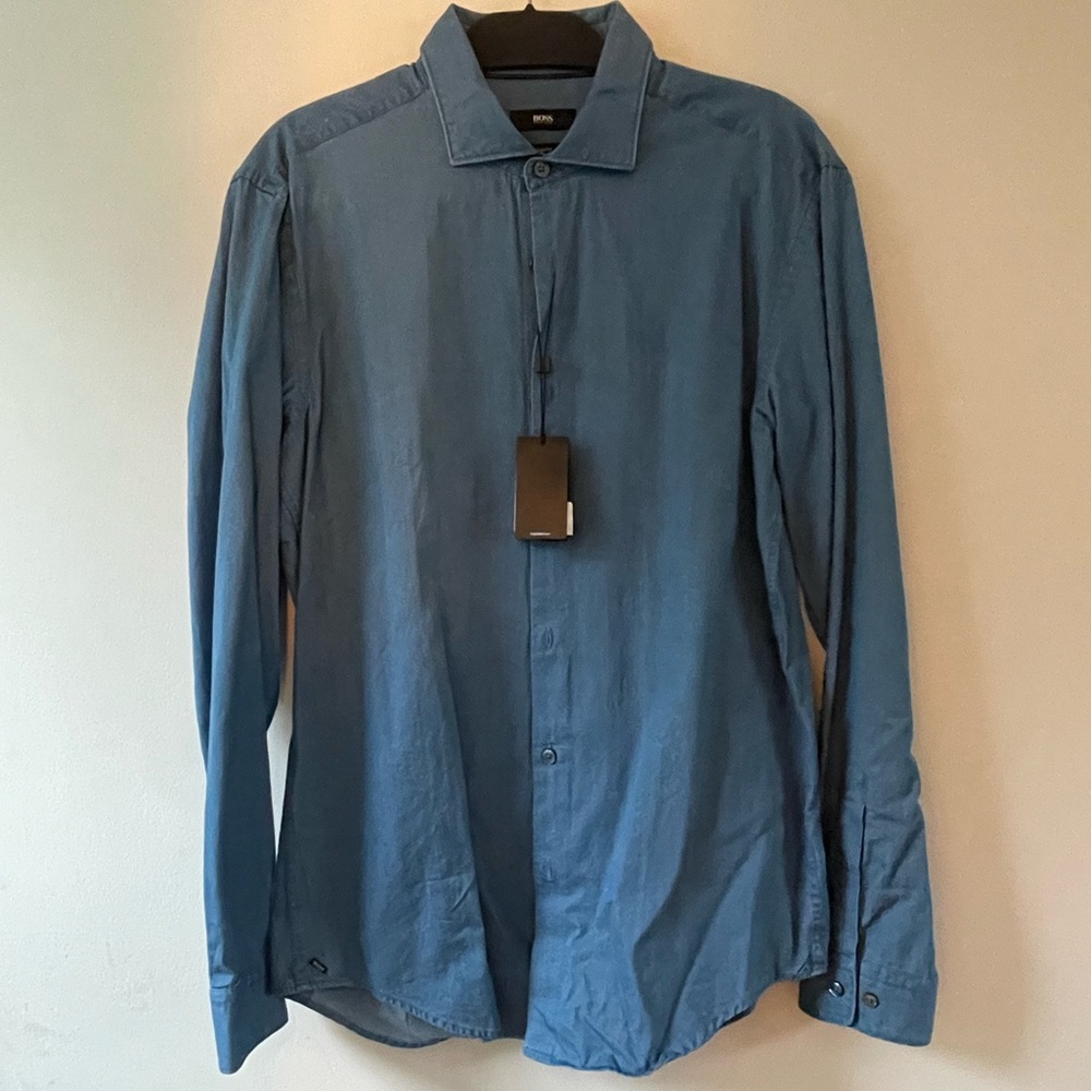 Hugo Boss Slim Fit Demin-Like Button Down